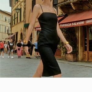 Reformation Levona Linen Dress